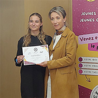 Clara Magnin, Prix coup de coeur du jury au Bootcamp Expl'AuRA 2024